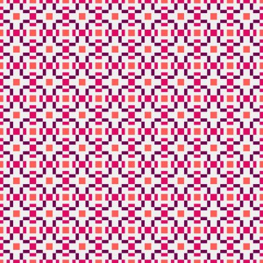 Soyut çapraz desenli üretken hesaplama sanatı çizimi