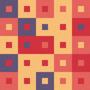 Soyut Geometrik Desen Sanat Çizimi