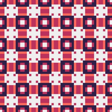 Soyut çapraz desenli üretken hesaplama sanatı çizimi