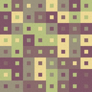 Soyut Geometrik Desen Sanat Çizimi