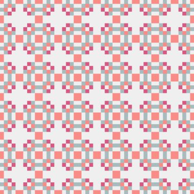 Soyut çapraz desenli üretken hesaplama sanatı çizimi