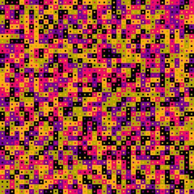 Soyut Geometrik Desen Sanat Çizimi