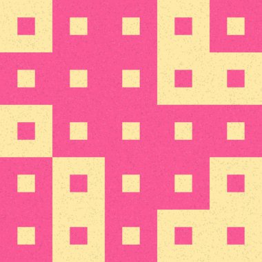 Soyut Geometrik Desen Sanat Çizimi