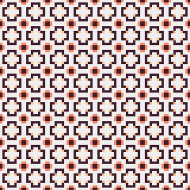 Soyut çapraz desenli üretken hesaplama sanatı çizimi