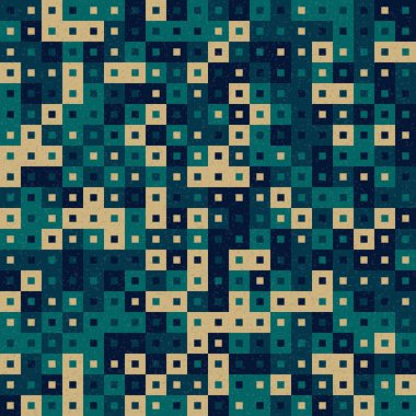 Soyut Geometrik Desen Sanat Çizimi