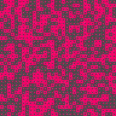 Soyut Geometrik Desen Sanat Çizimi