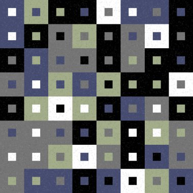 Soyut Geometrik Desen Sanat Çizimi