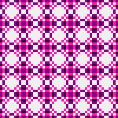 Soyut çapraz desenli üretken hesaplama sanatı çizimi