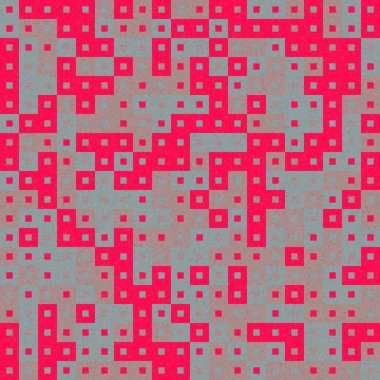 Soyut Geometrik Desen Sanat Çizimi