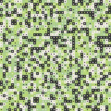 Soyut Geometrik Desen Sanat Çizimi