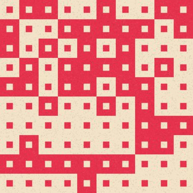 Soyut Geometrik Desen Sanat Çizimi