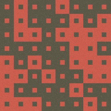 Soyut Geometrik Desen Sanat Çizimi