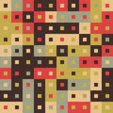 Soyut Geometrik Desen Sanat Çizimi