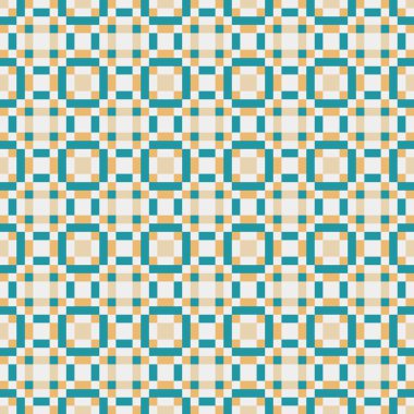 Soyut çapraz desenli üretken hesaplama sanatı çizimi