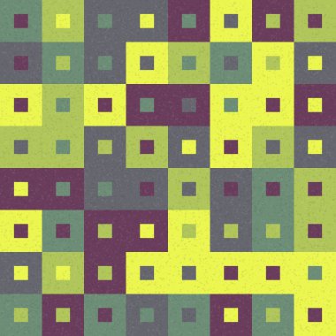 Soyut Geometrik Desen Sanat Çizimi