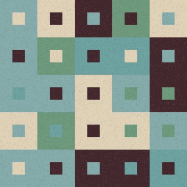 Soyut Geometrik Desen Sanat Çizimi