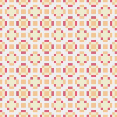 Soyut Geometrik Desen, üretken hesaplama sanatı çizimi 