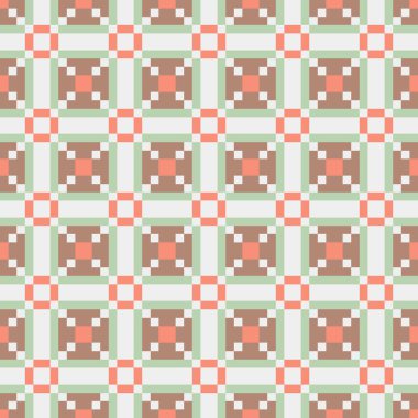 Soyut çapraz desenli üretken hesaplama sanatı çizimi