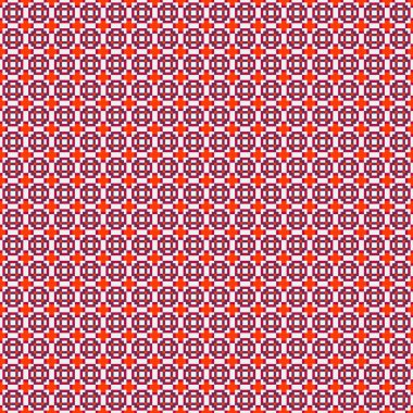 Soyut çapraz desenli üretken hesaplama sanatı çizimi