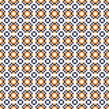 Soyut çapraz desenli üretken hesaplama sanatı çizimi