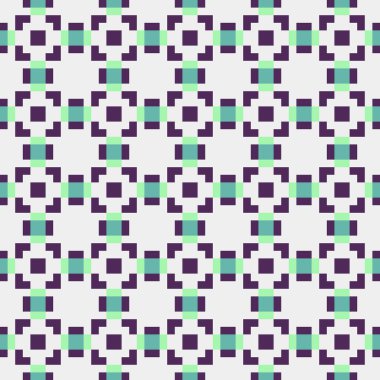 Soyut çapraz desenli üretken hesaplama sanatı çizimi