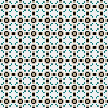 Soyut çapraz desenli üretken hesaplama sanatı çizimi