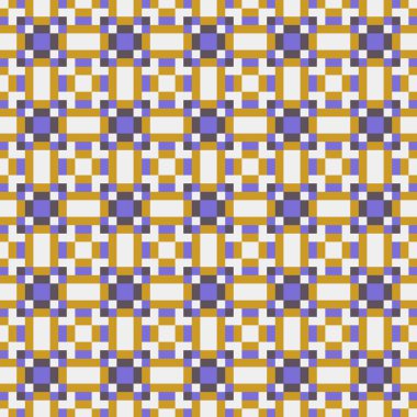 Soyut çapraz desenli üretken hesaplama sanatı çizimi