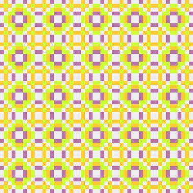 Soyut çapraz desenli üretken hesaplama sanatı çizimi