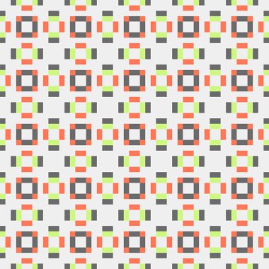 Soyut çapraz desenli üretken hesaplama sanatı çizimi