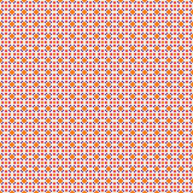 Soyut çapraz desenli üretken hesaplama sanatı çizimi