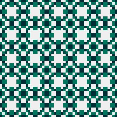 Soyut çapraz desenli üretken hesaplama sanatı çizimi