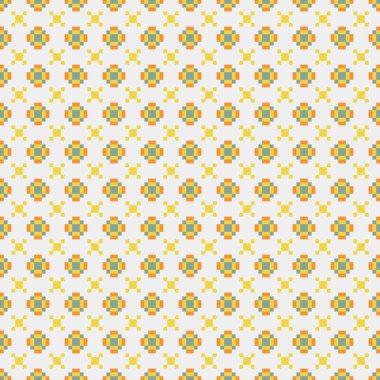 Soyut çapraz desenli üretken hesaplama sanatı çizimi