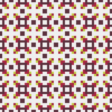 Soyut Çapraz Desen Sanatı Çizimi