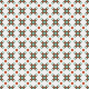 Soyut çapraz desenli üretken hesaplama sanatı çizimi