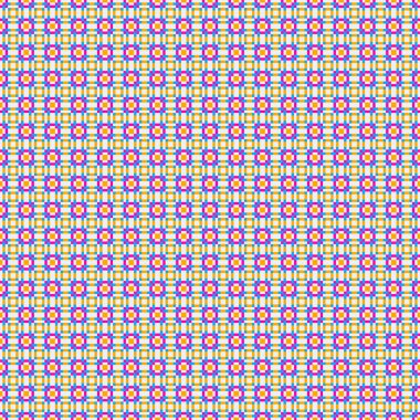 Soyut çapraz desenli üretken hesaplama sanatı çizimi