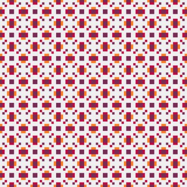 Soyut çapraz desenli üretken hesaplama sanatı çizimi