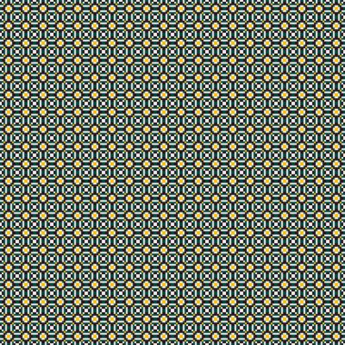 Soyut çapraz desenli üretken hesaplama sanatı çizimi