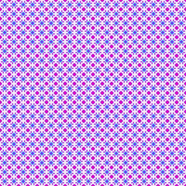 Soyut çapraz desenli üretken hesaplama sanatı çizimi