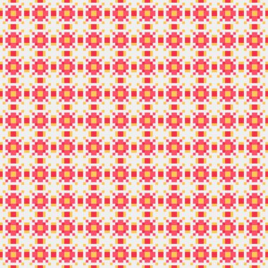 Soyut çapraz desenli üretken hesaplama sanatı çizimi