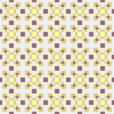 Soyut çapraz desenli üretken hesaplama sanatı çizimi