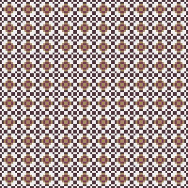 Soyut çapraz desenli üretken hesaplama sanatı çizimi