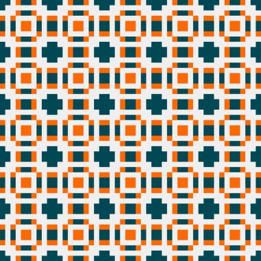 Soyut çapraz desenli üretken hesaplama sanatı çizimi