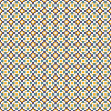 Soyut Geometrik Desen, üretken hesaplama sanatı çizimi 