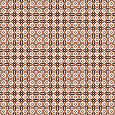 Soyut çapraz desenli üretken hesaplama sanatı çizimi