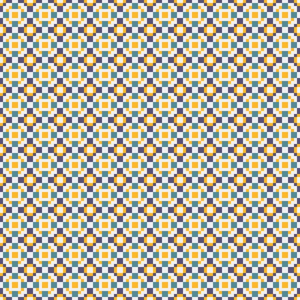 Soyut Geometrik Desen, üretken hesaplama sanatı çizimi 