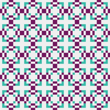 Soyut çapraz desenli üretken hesaplama sanatı çizimi