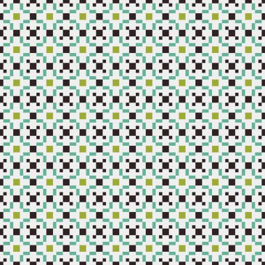 Soyut çapraz desenli üretken hesaplama sanatı çizimi