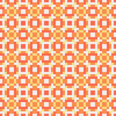 Soyut çapraz desenli üretken hesaplama sanatı çizimi