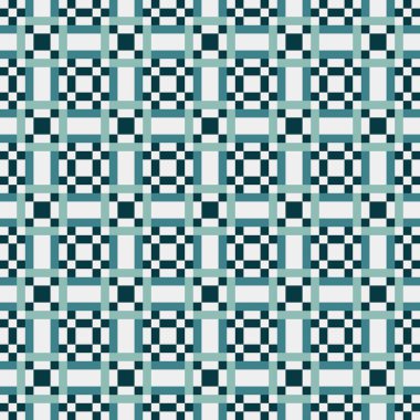 Soyut çapraz desenli üretken hesaplama sanatı çizimi