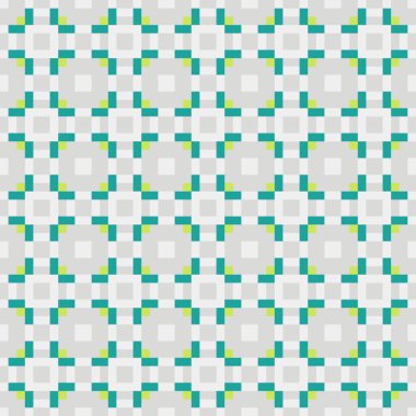 Soyut çapraz desenli üretken hesaplama sanatı çizimi